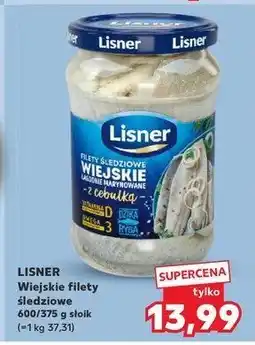 Kaufland Wiejskie filety śledziowe w oleju z cebulką Lisner oferta