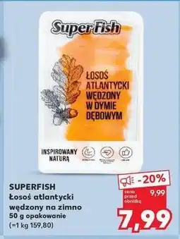 Kaufland Łosoś atlantycki wędzony w dymie dębowym Superfish oferta
