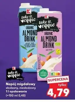 Kaufland Napój migdałowy niesłodzony K-take it veggie oferta