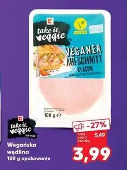 Kaufland Plastry wegańskie K-classic takie it veggie oferta