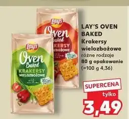 Kaufland Krakersy wielozbożowe pomidor i bazylia Lay's oven baked (prosto z pieca) Frito lay lay's oferta