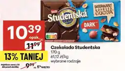 Delikatesy Centrum Czekolada Studencka Dark oferta