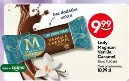 Żabka Lody Magnum Vanilla Caramel bez cukru oferta