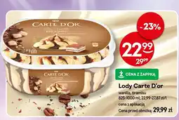 Żabka Lody Carte D'or wanilia, tiramisu oferta