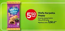 Żabka Wafle Karpatka Happy brownie peanut butter oferta