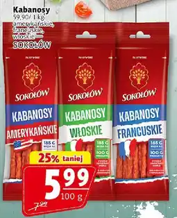 Prim Market Kabanosy amerykańskie/włoskie/francuskie SOKOŁÓW oferta