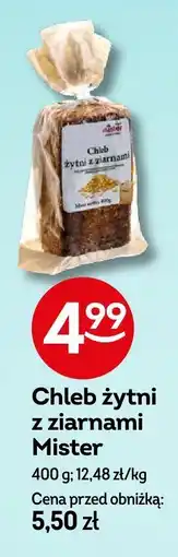 Żabka Chleb żytni z ziarnami Mister oferta