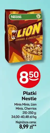 Żabka Płatki Nestle Minis Minis, Lion Minis, Cherrios oferta