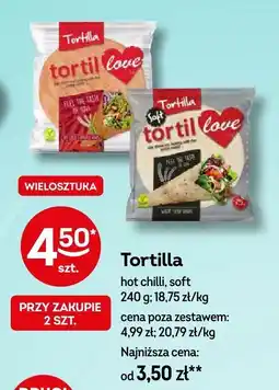 Tortilla hot chilli, soft Tortil Love