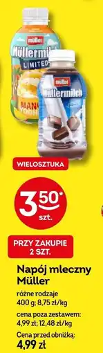 Żabka Napój mleczny Müller oferta