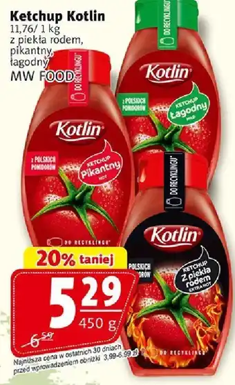 Prim Market Ketchup Kotlin MW Food oferta