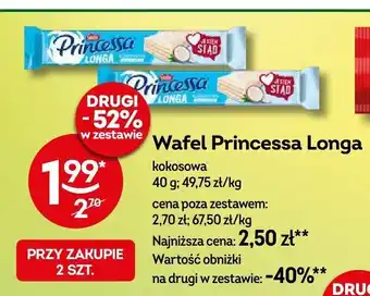 Żabka Wafel Princessa Longa kokosowa oferta