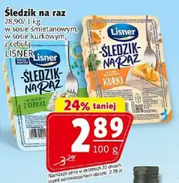 Prim Market Śledź na raz po kaszubsku Lisner oferta