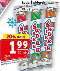 Prim Market Lody Świderek Koral oferta