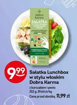 Żabka Sałatka Lunchbox w stylu włoskim Dobra Karma oferta