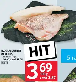 Selgros Karmazyn filet ze skórą Selgros oferta