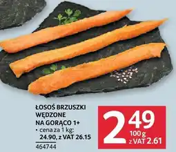 Selgros Łosoś brzuszki wędzone na gorąco Selgros oferta