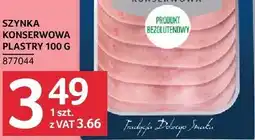 Selgros Szynka konserwowa plastry Pekpol oferta
