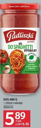 Selgros Sos do spaghetti Pudliszki oferta
