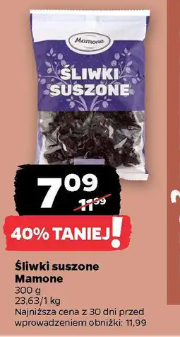Netto Śliwki suszone Mamone oferta