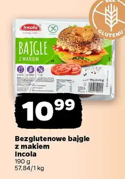 Netto Bezglutenowe bajgle z makiem Incola oferta