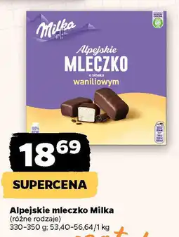 Netto Alpejskie mleczko Milka oferta