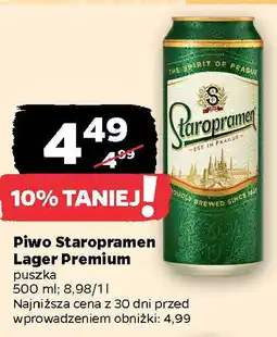 Netto Piwo Staropramen Lager Premium oferta
