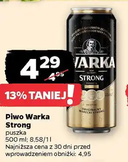Netto Piwo Warka Strong oferta