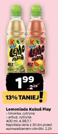 Netto Lemoniada Kubuś Play oferta