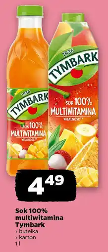 Netto Sok 100% multiwitamina Tymbark oferta