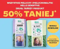 Netto Wszystkie pieluchy i pieluchomajtki hello sensitive oferta
