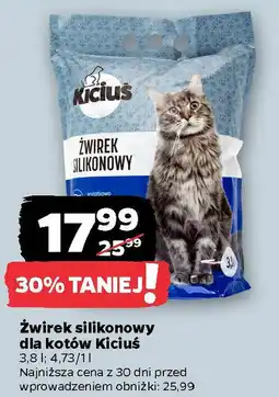Żwirek silikonowy dla kotów Kiciuś