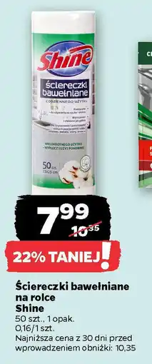 Netto śclereczki bawełniane na rolce Shine oferta