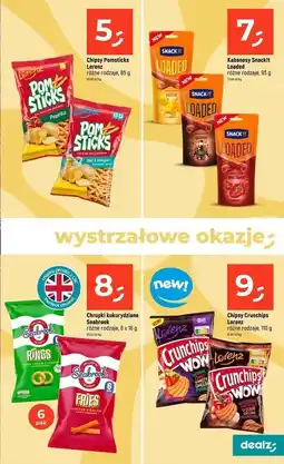 Dealz Chipsy salt & vinegar Lorenz Pomsticks oferta