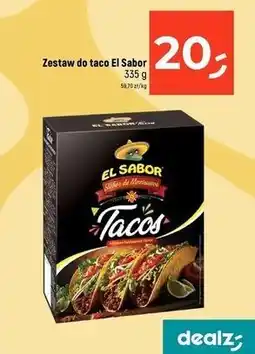 Dealz Taco dinner kit El Sabor oferta