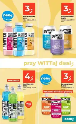 Dealz Napój elektrolity zero Dr Witt oferta