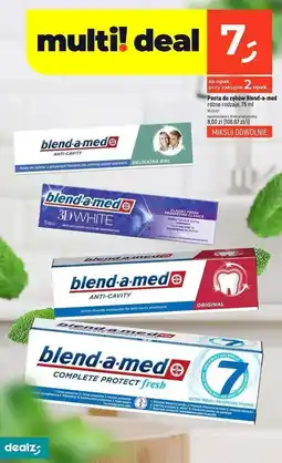 Dealz Pasta do zębów extra fresh Blend-A-Med Complete Protect Fresh 7 oferta