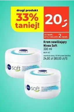 Dealz Krem do twarzy i ciała intensywnie nawilżający Nivea Soft oferta