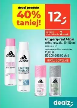 Dealz Dezodorant 6in1 Adidas Cool & Dry oferta