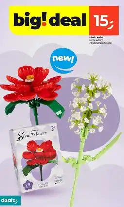 Dealz Klocki kwiaty oferta