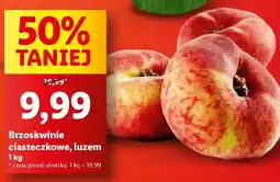 Lidl Brzoskwinie ciasteczkowe oferta