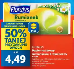 Lidl Floralys Papier toaletowy rumiankowy oferta