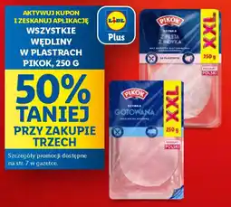 Lidl Wszystkie wędliny w plastrach pikok oferta