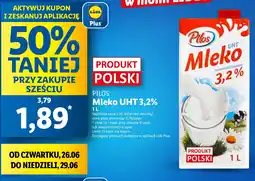 Lidl Pilos mleko uht 3,2% oferta