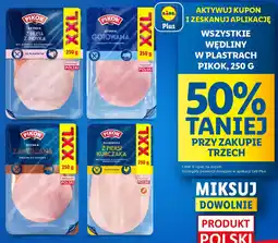 Lidl Wszystkie wędliny w plastrach pikok oferta