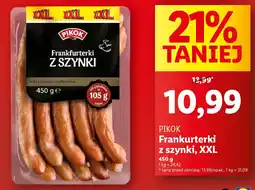 Lidl PIKOK Frankurterki z szynki oferta