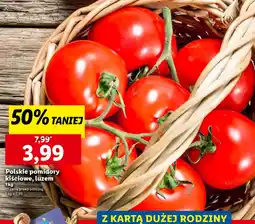 Lidl Polskie pomidory kiściowe oferta