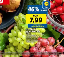 Lidl Winogrona bezpestkowe mix oferta