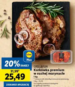 Lidl Grill&fun karkówka premium w suchej marynacie oferta