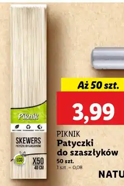 Lidl Piknik patyczki do szaszłyków oferta